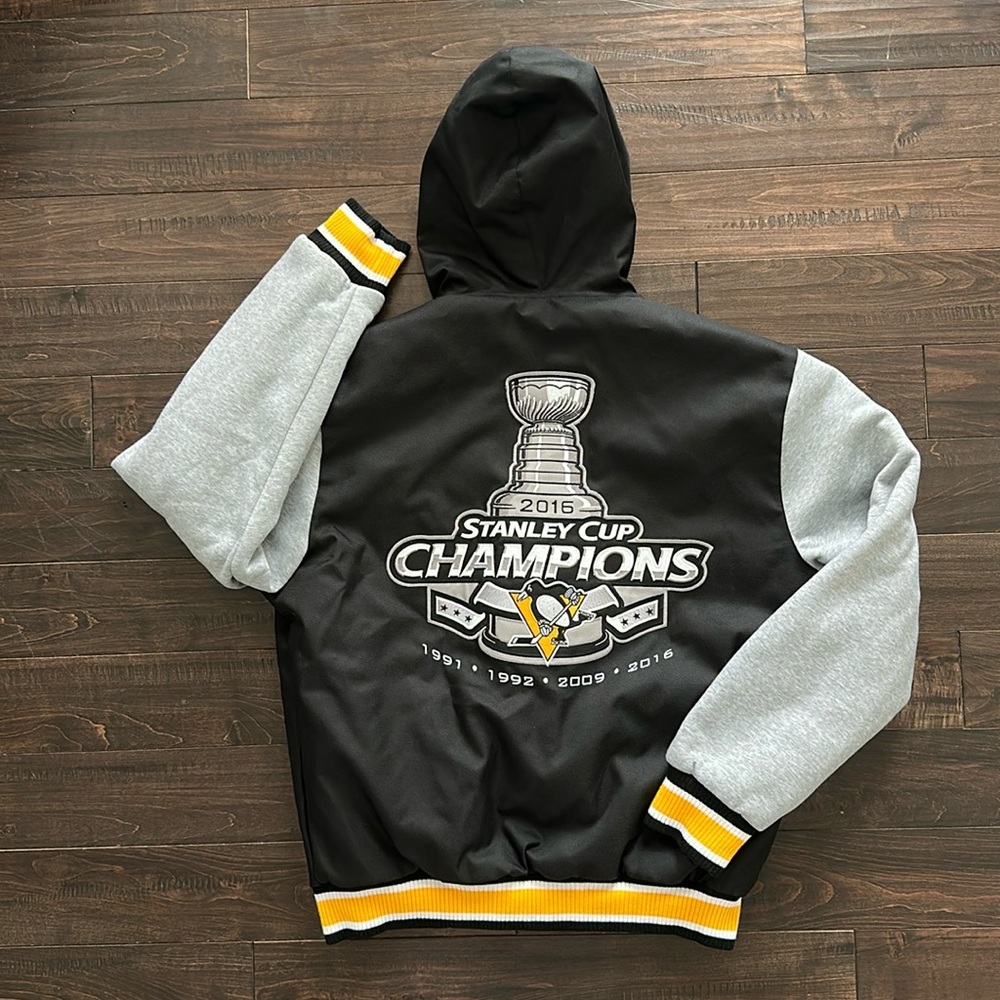 JH Design 2016 Pittsburgh Penguins Stanley Cup Jacket